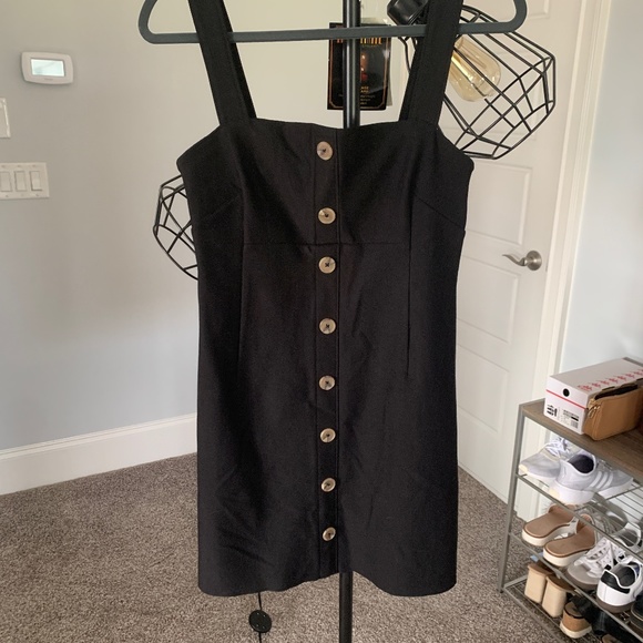 Urban Outfitters Bodycon Mini Dress w/ Faux Button - Picture 2 of 4